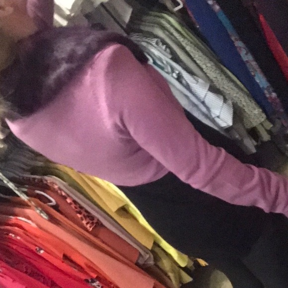 Rampage cropped sweater Purple size M - Picture 4 of 14